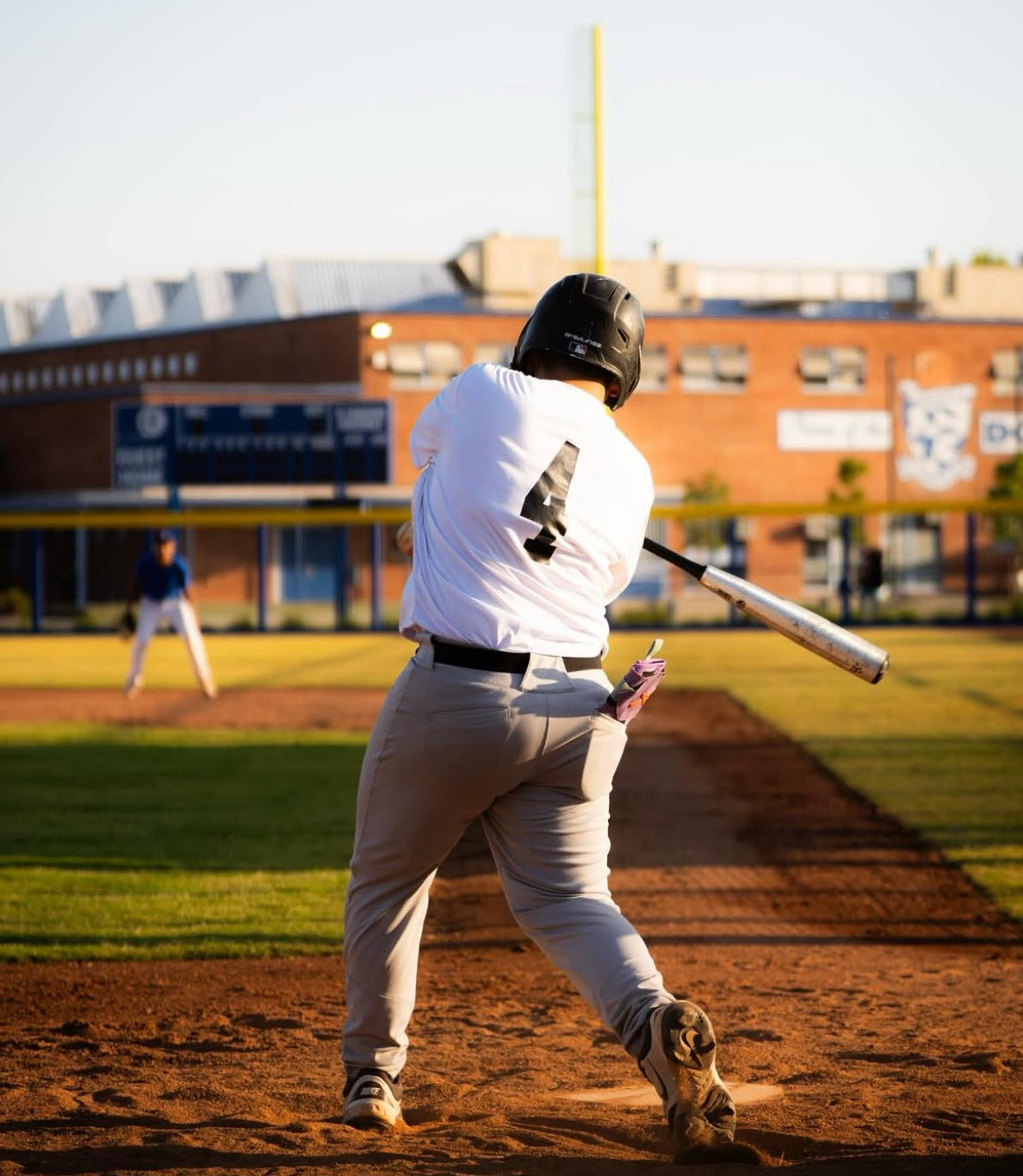 Downey Bombers Official Practice Shirt – White (Custom Number)