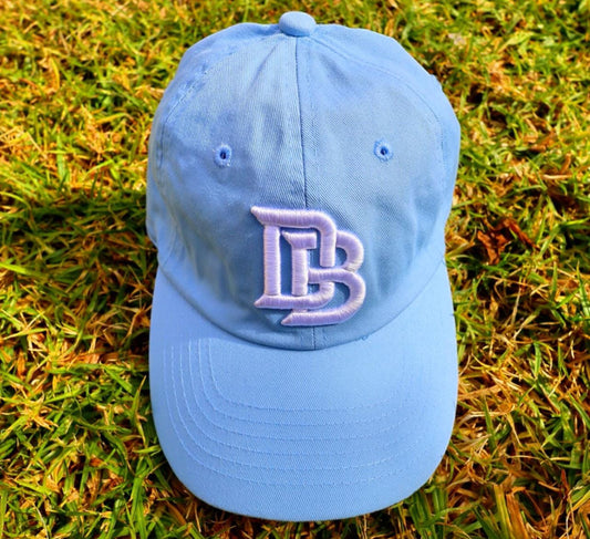 Downey Bombers Low Profile Hat – Powder Blue (Unisex)