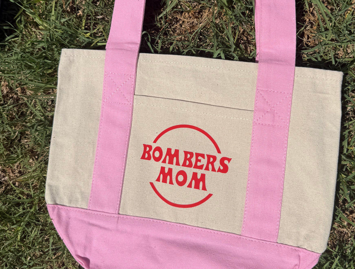 Bombers Mom Mini Canvas Tote Bag