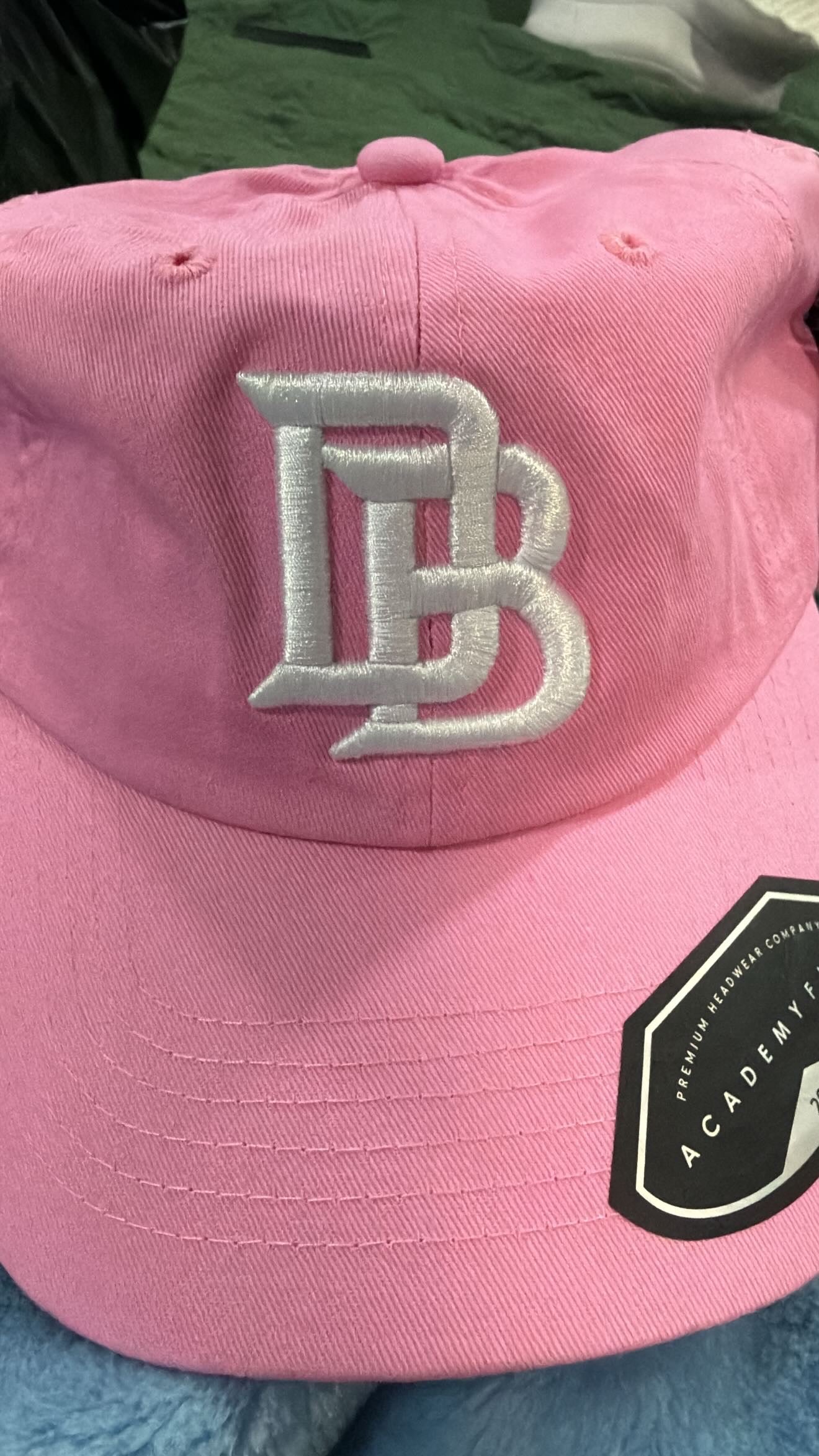 Pink DB Mom Cap