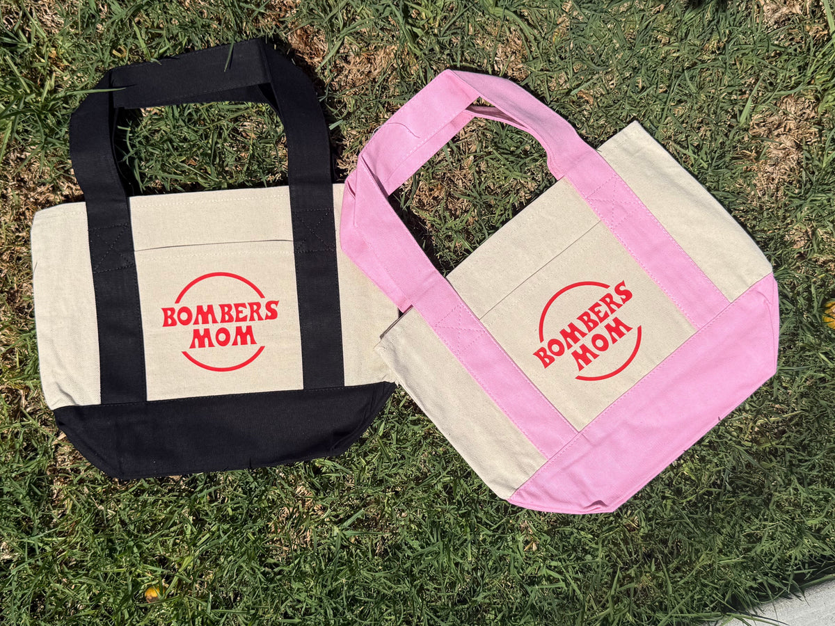 Bombers Mom Mini Canvas Tote Bag