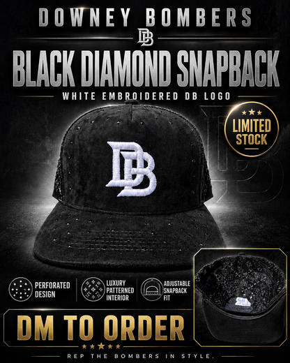 Downey Bombers " Black Diamond" Snapback