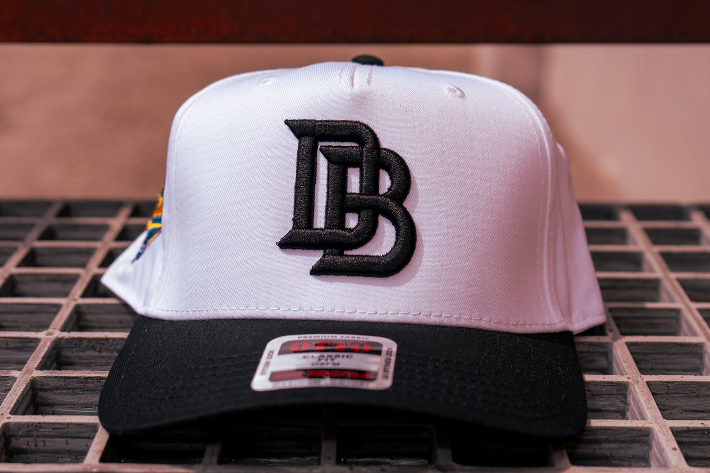 Downey Bombers x Chalio’s Sporting Goods – White/Black Collab Hat