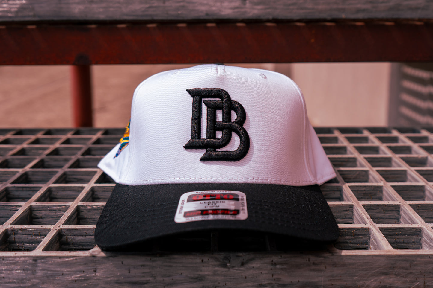 Downey Bombers x Chalio’s Sporting Goods – White/Black Collab Hat