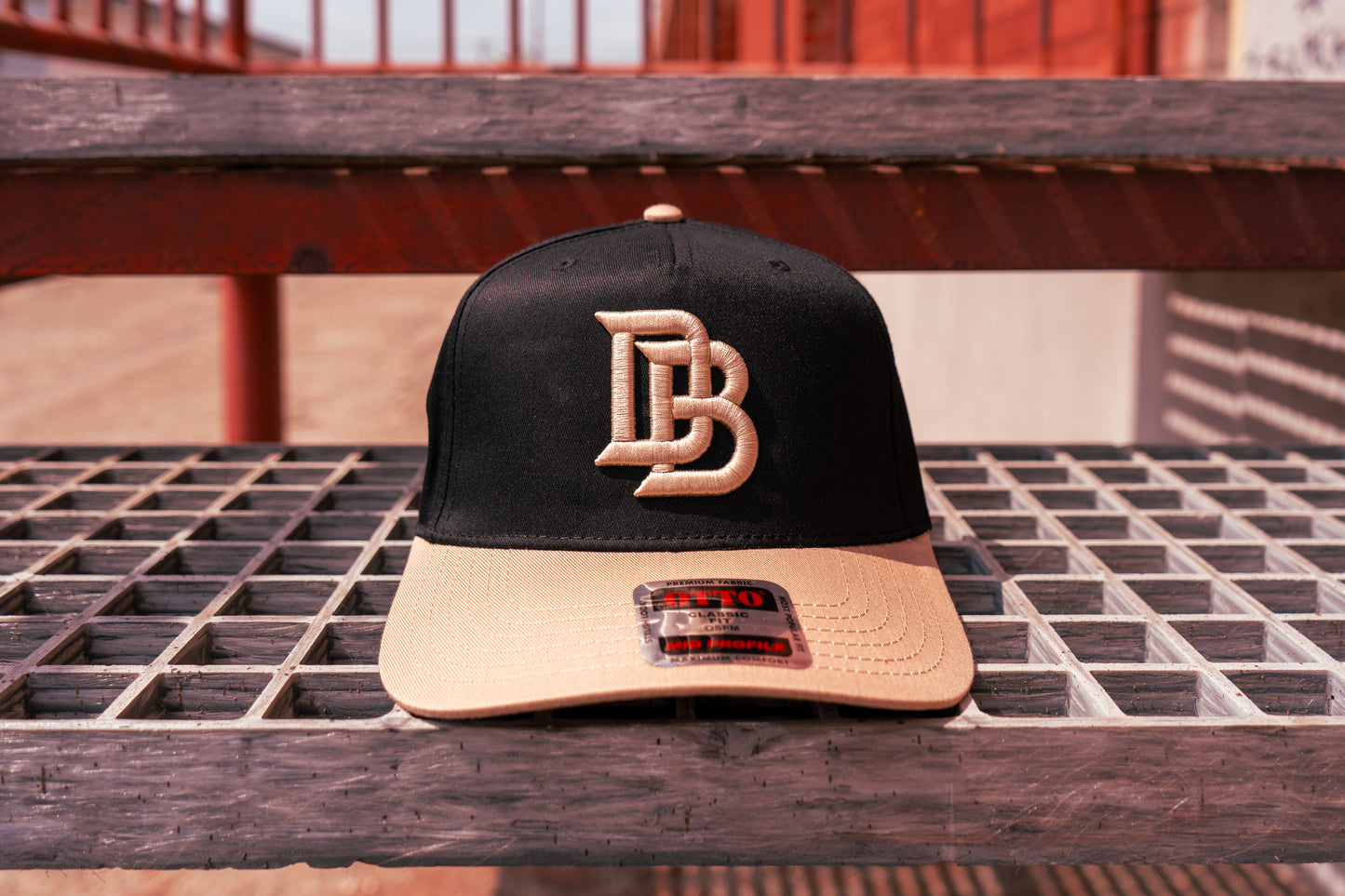 DB x Chalio’s – Black/Tan Collab Cap (CSG Edition)