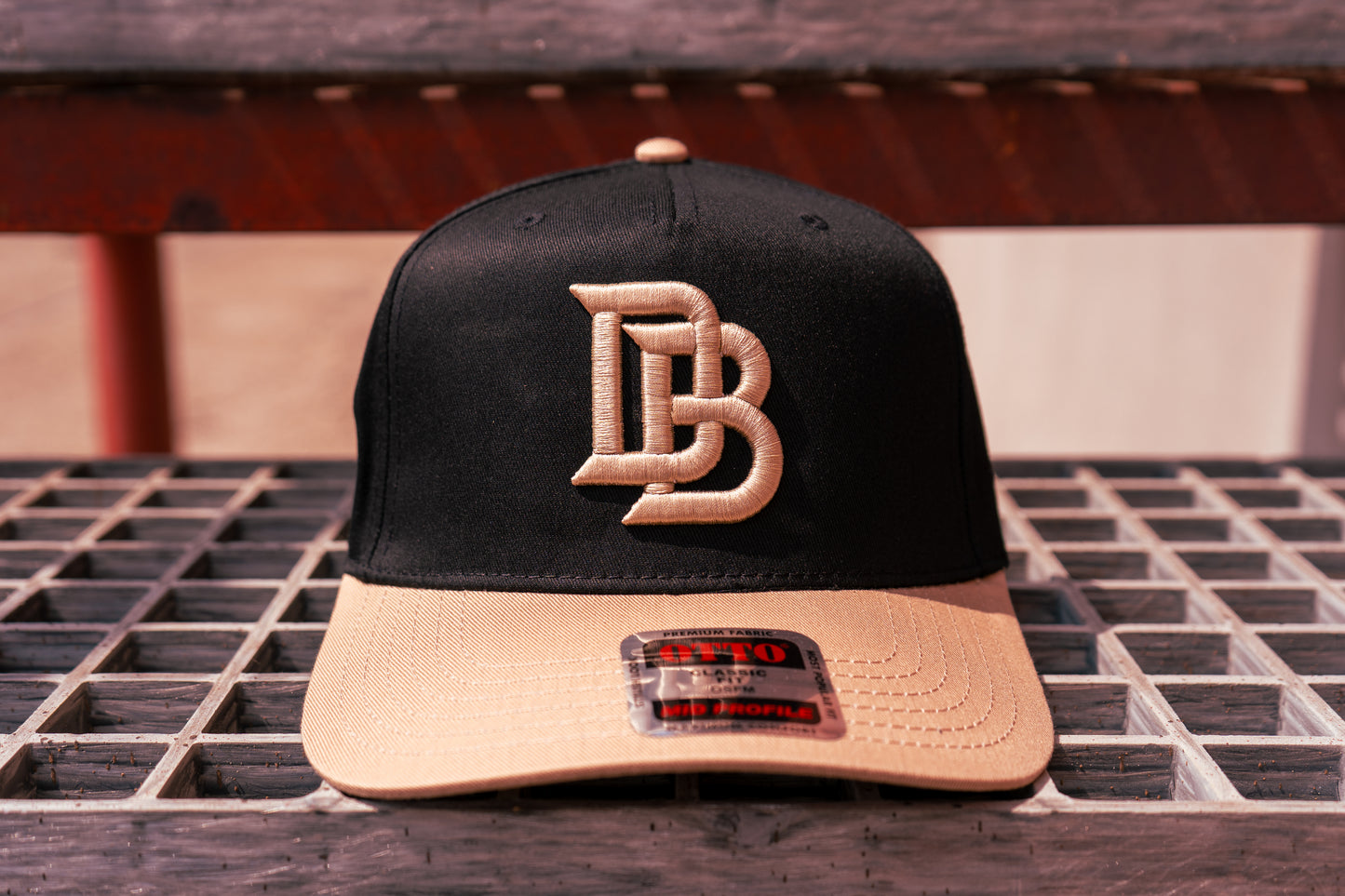 DB x Chalio’s – Black/Tan Collab Cap (CSG Edition)