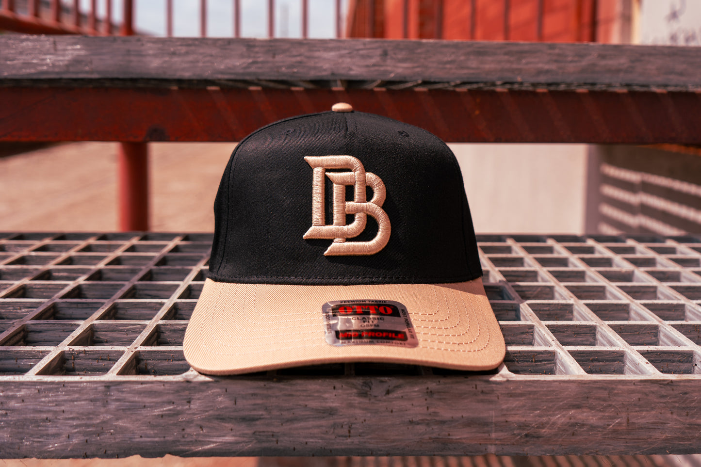 DB x Chalio’s – Black/Tan Collab Cap (CSG Edition)