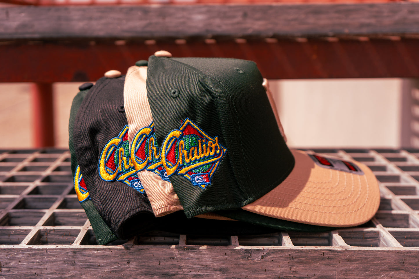 Downey Bombers Tan x Forest Green DB Hat