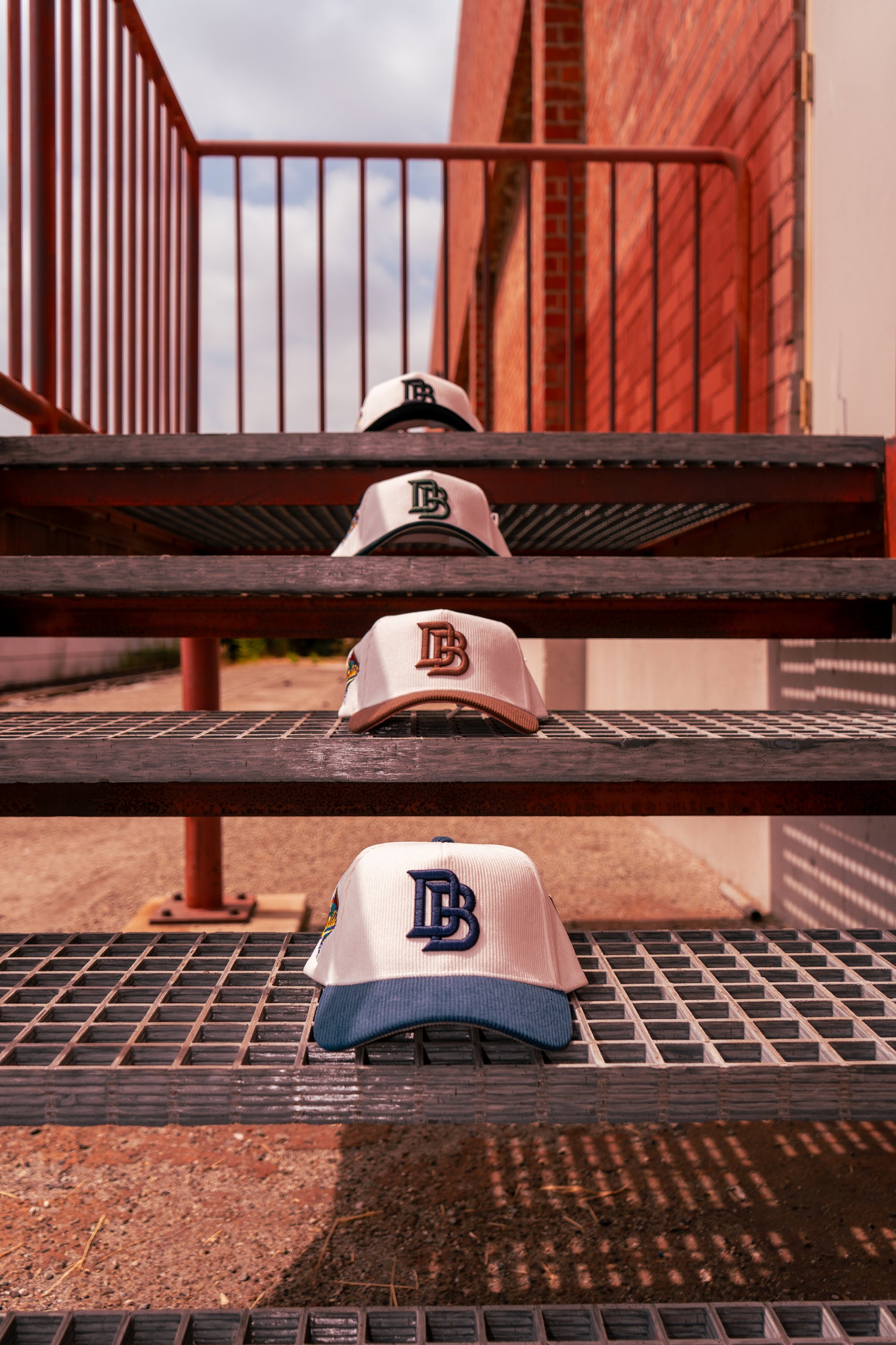 Downey Bombers x Chalio’s Sporting Goods – White/Black Collab Hat