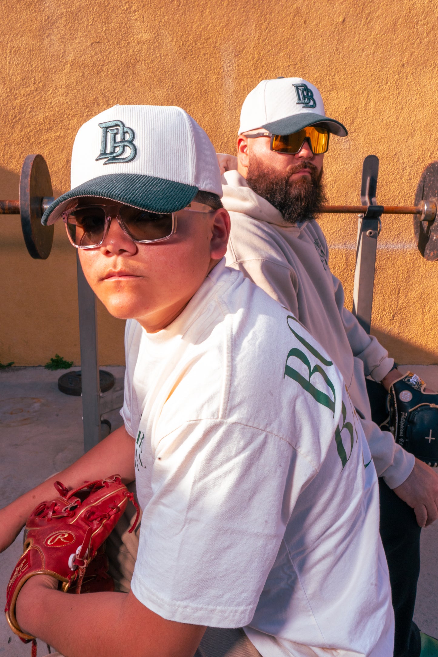 Bombers Baseball Club Box Tee – White/Green