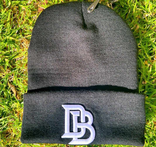 Downey Bombers Embroidered Beanie – Black