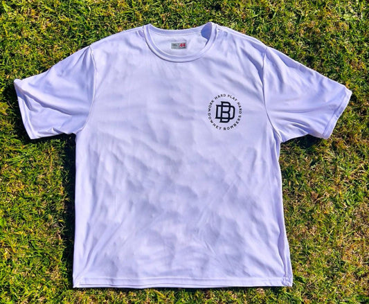 Downey Bombers Official Practice Shirt – White (Custom Number)