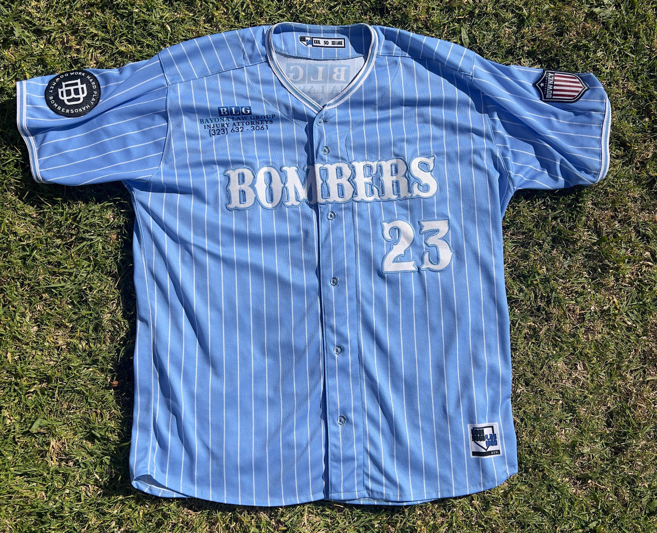 Downey Bombers Official On-Field Jersey – Tackle Twill (Customizable)